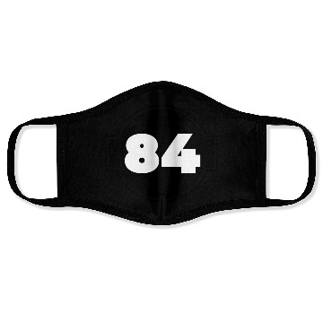 Discover Congratulations 84 Years Old - Number Eighty-Four Face Masks