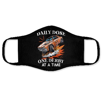 Discover Demo Derby Demolition Derby Demolition Derby Lover Face Masks