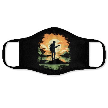 Discover Guitarist Guitar - Guitar Player Gift Face Masks