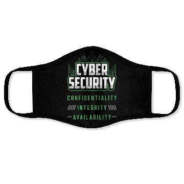 Discover Cyber Security Confidentiality Integrity Analyst Face Masks
