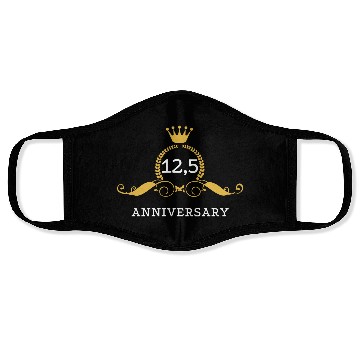 Discover 12.5 Years Wedding Anniversary / Celebrate Love Face Masks