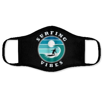 Discover Surfing Vibes – retro 2 - Surfer Face Masks