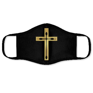 Discover Christian Cross, JESUS CROSS Classic Face Masks
