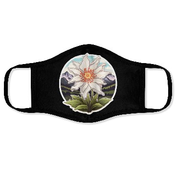 Discover Edelweiß Flower Plant Mountains Face Masks