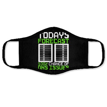 Discover Network Admin Programmer Face Masks