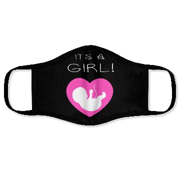 Discover Its a girl thanksgiving Christmas Face Masks