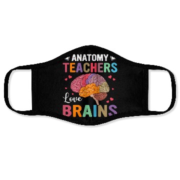 Discover Anatomy Teachers love Brains Face Masks