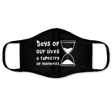 Discover Simple Sand Watch Logo Face Masks