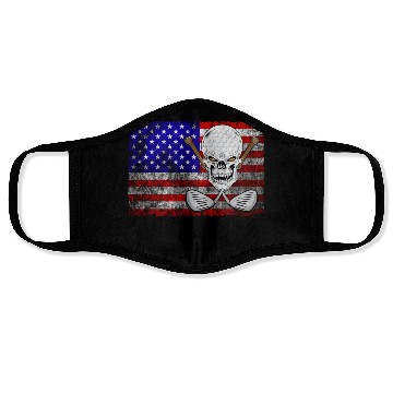 Discover Merica Golf Face Masks