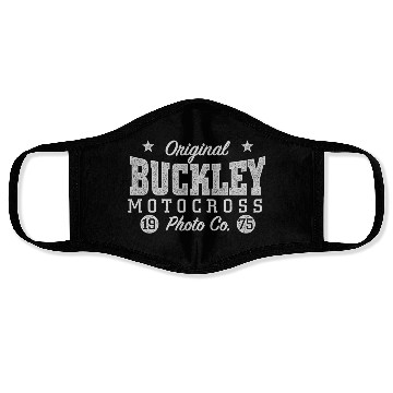 Discover Original Buckley Motocross Photo Co Face Masks