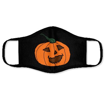 Discover Halloween Pumpkin Jack o lantern 1 Face Masks
