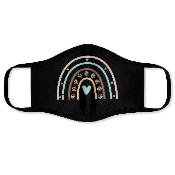 Discover Phlebotomist Life Rainbow Leopard Print Face Face Masks