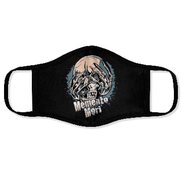 Discover Unique Skull With Skeleton Hands Over Face Face Masks