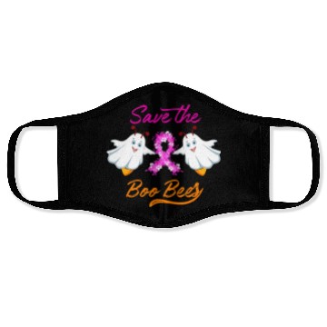 Discover Breast Cancer Halloween Save The Boo Bees Face Masks