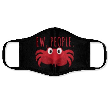 Discover Ew People Sea Crab Face Masks