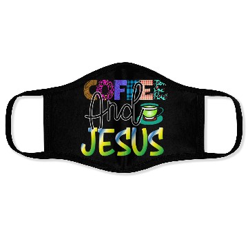 Discover Coffee And Jesus Face Masks