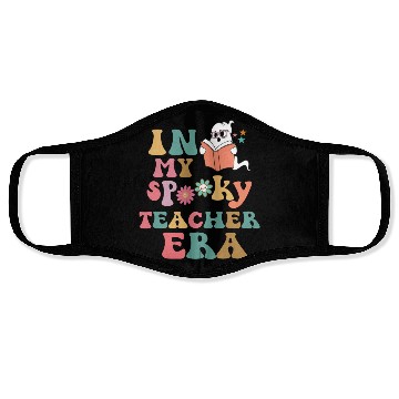 Discover in my spooky teacher era Face Masks