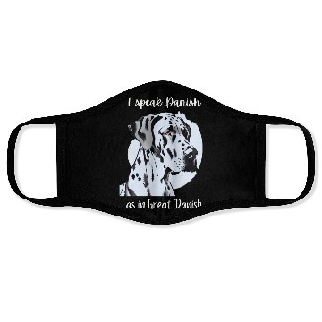 Discover Great Dane Love Face Masks