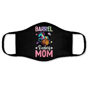 Discover Barrel Racer Horse Riding Face Masks