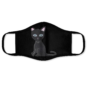 Discover Mortis the Mysterious Black Cat Face Masks
