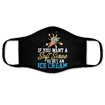 Discover Funny Volleyball If You Want A Soft Serve Go Get Face Masks