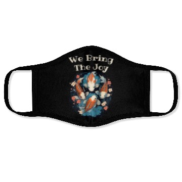 Discover Koi Fish Koi Carp Japanese Koi Garden-Pond funny Face Masks