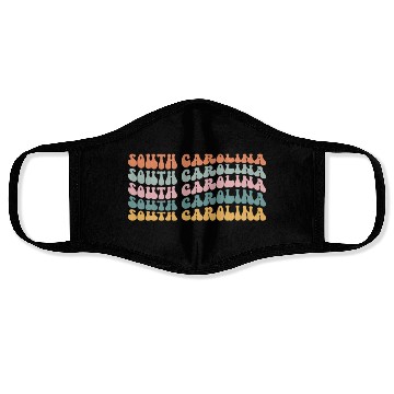 Discover South Carolina State South Carolinian Pride Face Masks