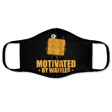 Discover Motivated by Waffles Dough Pastry Snack Face Masks