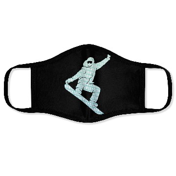 Discover Snowboarder on Snowboard Freestyle Snowboarding Face Masks