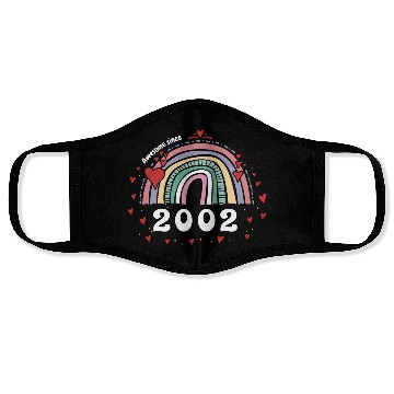 Discover Awesome 2002 - 21st Birthday w/ Cute Vintage Face Masks