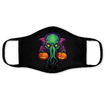 Discover Halloween with Cthulhu Face Masks