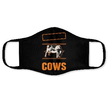 Discover Cow Cattle Breeder Land, Farmer Cows Face Masks
