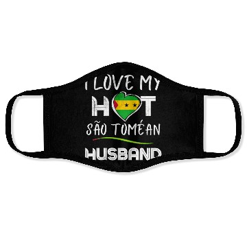 Discover São Toméan Husband Proud Wife Face Masks