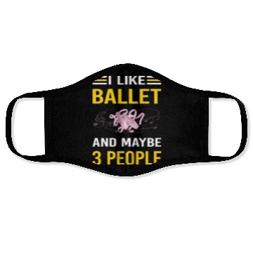 Discover 3 People Ballet Ballerina Face Masks