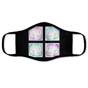 Discover Bunny Ball Brigade Face Masks