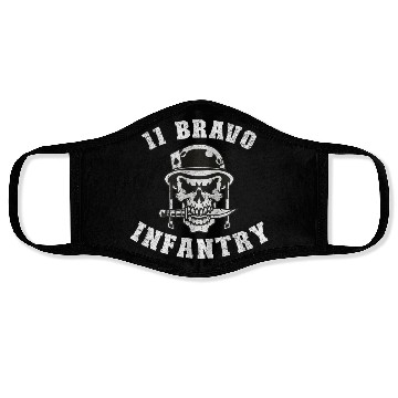Discover 11 Bravo Infantry Face Masks