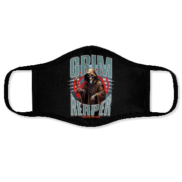 Discover Grim Reaper Greetings Face Masks