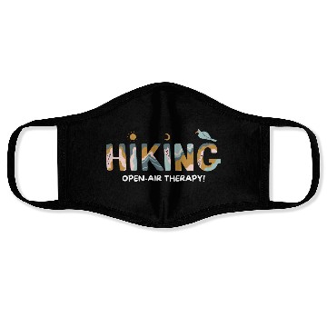 Discover Hiking Lover Adventure Face Masks