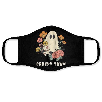 Discover Boo Ghost - Creepy town Face Masks