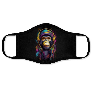 Discover monkey sound Face Masks