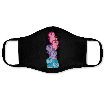 Discover Androgynous Flag Pride Lgbtq Cute Penguin Face Masks