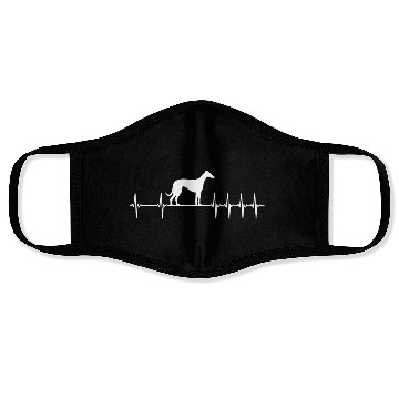 Discover Greyhound Dog Gift For Dog Lover Face Masks