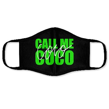 Discover Call me coco green 2 Face Masks