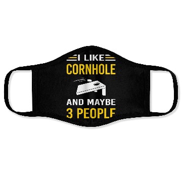 Discover 3 People Cornhole Face Masks
