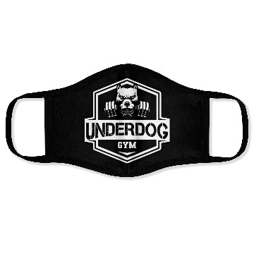 Discover Pittbull - Underdog GYM Face Masks