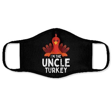 Discover I'm the Uncle Turkey Face Masks
