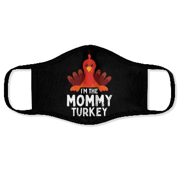 Discover I'm the Mommy Turkey Face Masks