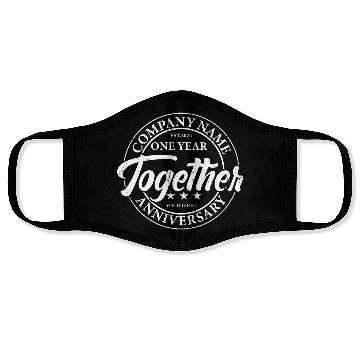 Discover Company 20th Year Anniversary Face Masks Design 01