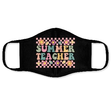 Discover SUMMER TEACHER Face Masks
