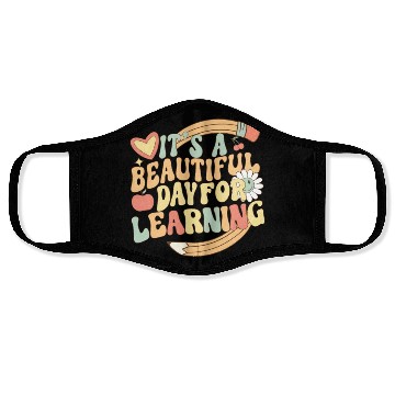 Discover Teacher Smile Face Face Masks